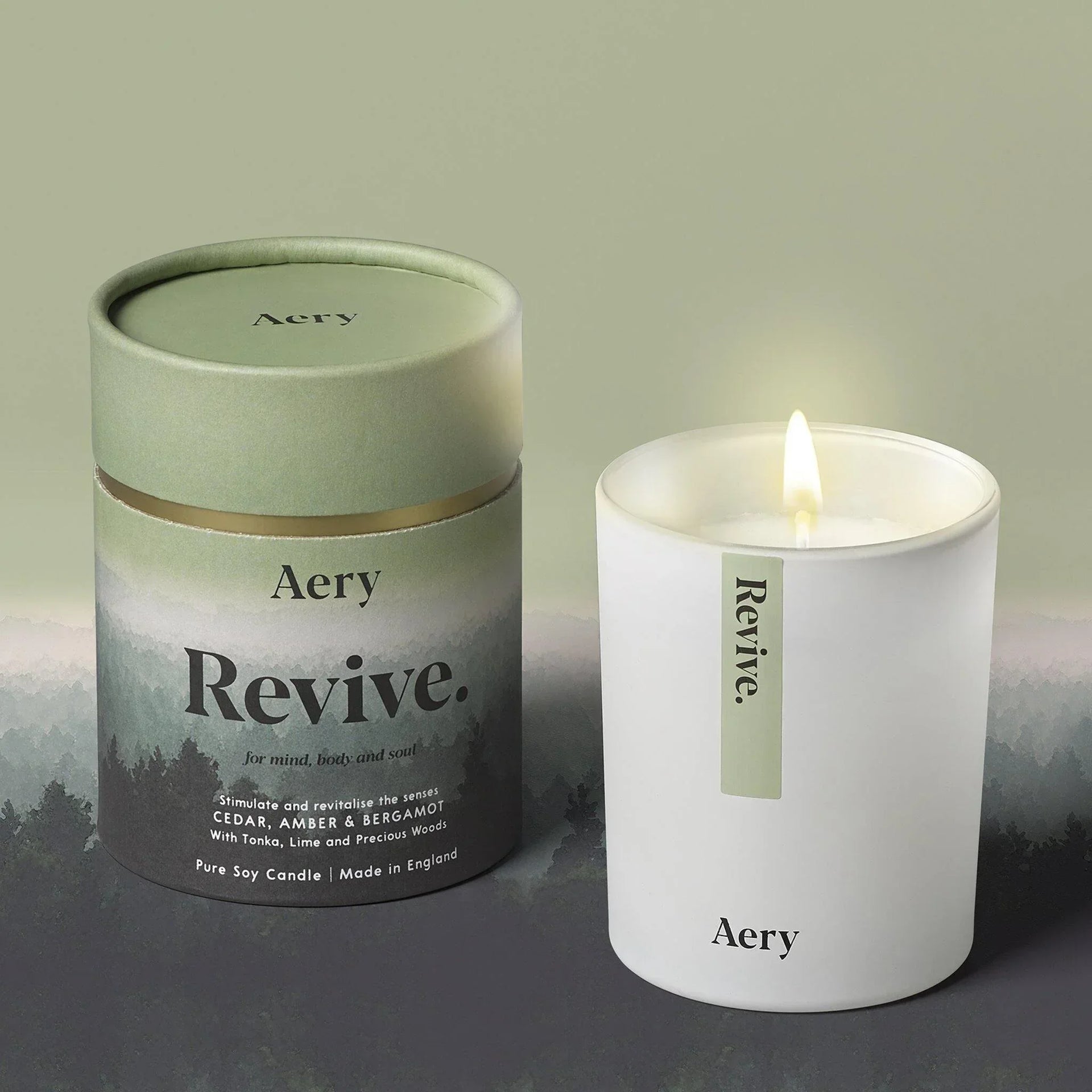Aery Living Mindful 200g Soy Candle-Revive - Candle - Bathroom, cf-type-candle, col-gifts, col-gifts-for-woman, col-gifts-for-women, us-retail - Upcycle Studio