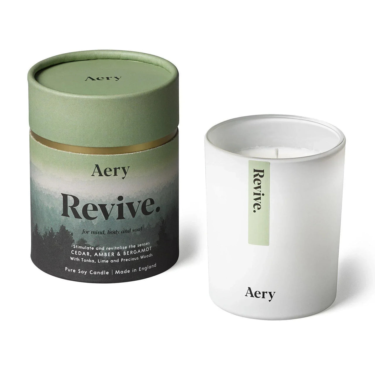 Aery Living Mindful 200g Soy Candle-Revive - Candle - Bathroom, cf-type-candle, col-gifts, col-gifts-for-woman, col-gifts-for-women, us-retail - Upcycle Studio