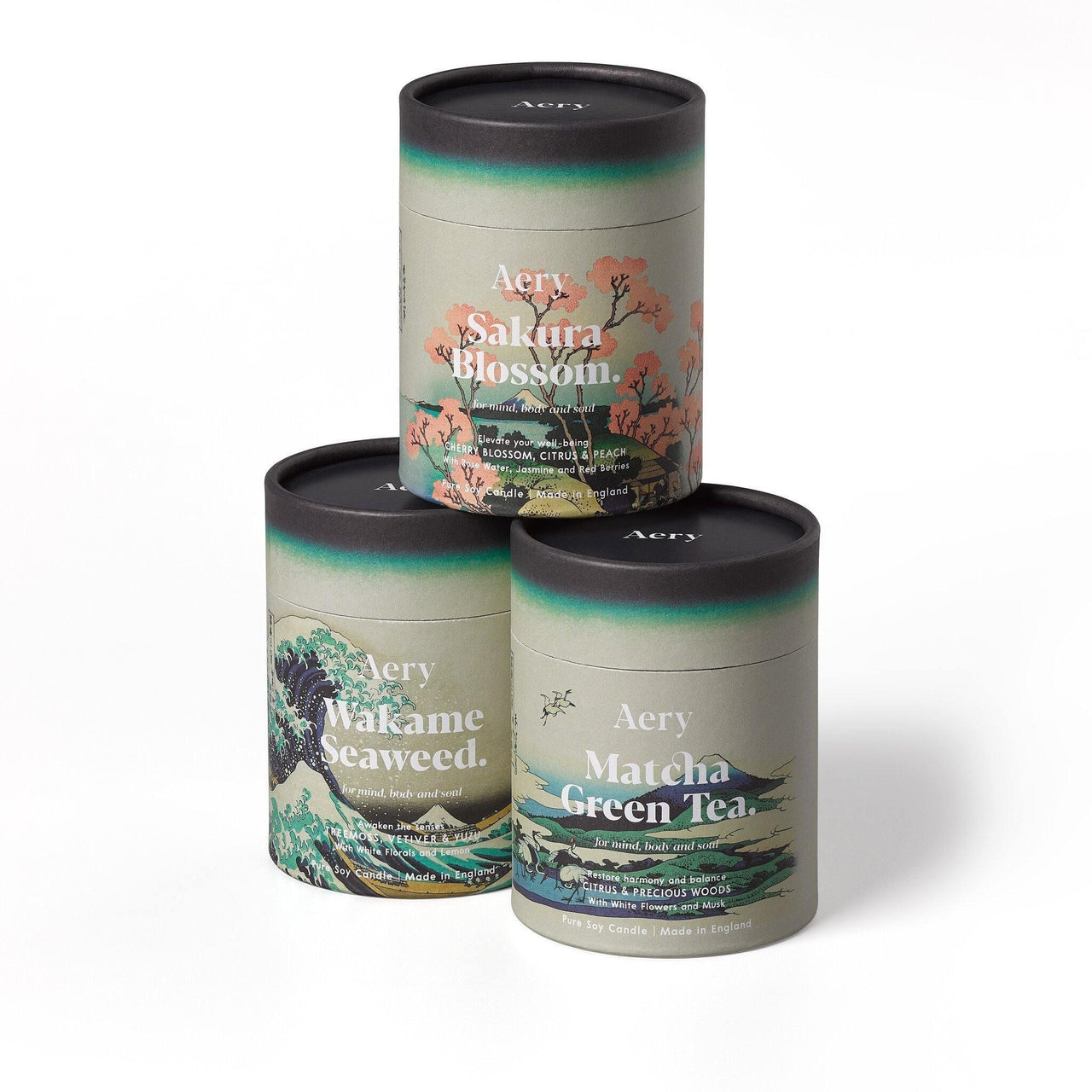 Aery Living Tokyo 200g Soy Candle-Sakura Blossom - Candle - Bathroom, cf-type-candle, col-gifts, col-gifts-for-woman, col-gifts-for-women, us-retail - Upcycle Studio