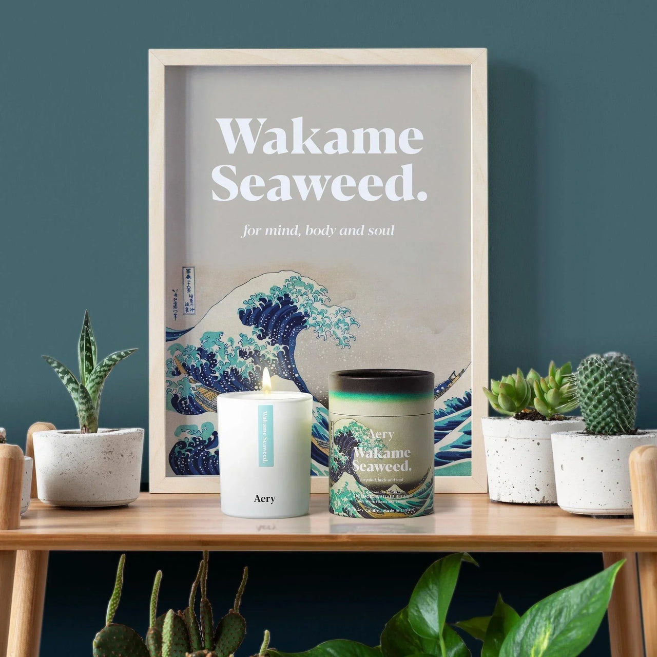 Aery Living Tokyo 200g Soy Candle-Wakame Seaweed - Candle - Bathroom, cf-type-candle, col-gifts, col-gifts-for-woman, col-gifts-for-women, us-retail - Upcycle Studio