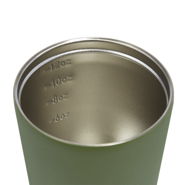 Fressko Camino Cup 12oz - Khaki | Re Usable Coffee Cup | reusable cup | Take away Coffee Cup | Cafe Coffee Cup | Best Reusable coffee cup | Refillable Coffee Cup | Eco Coffee Cup | Camping cups | Kids cups | Cups | Reusable tea cup | personalised coffee cup Australia | online reusable coffee cup Australia | custom coffee cups | Upcycle Studio