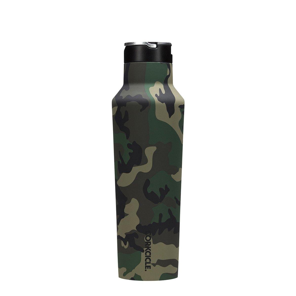 Corkcicle Woodland Camo Sports Canteen 600ml - Stainless Steel Water Bottle - cf-type-stainless-steel-water-bottle, col-gifts, col-gifts-for-men, DrinkBottle, us-retail - Upcycle Studio