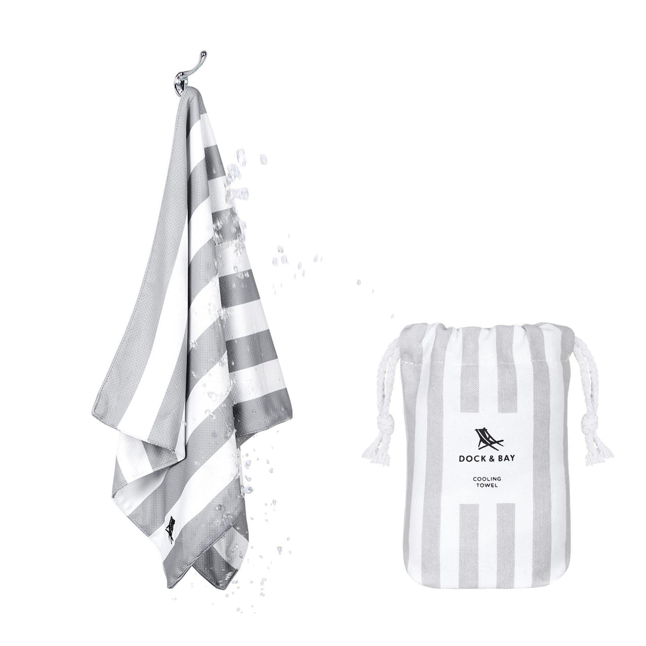 Dock & Bay | Cooling Towel Cabana Collection - Towels - cf-type-towels, col-gifts, col-gifts-for-men, Cooling Towel, gym towel, Towels, us-retail - Upcycle Studio