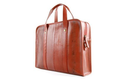 Elvis & Kresse Red Fire Hose Collection - Compact Briefcase - Bag - cf-type-bag, col-gifts, col-gifts-for-men, us-retail - Upcycle Studio