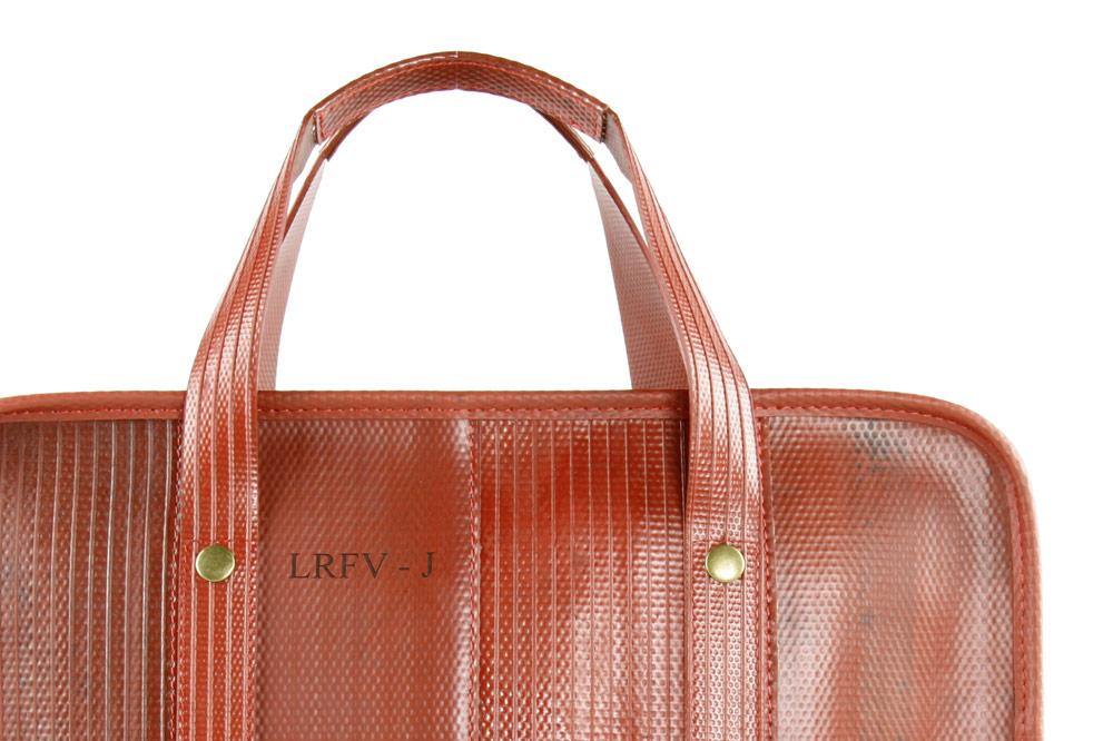 Elvis & Kresse Red Fire Hose Collection - Compact Briefcase - Bag - cf-type-bag, col-gifts, col-gifts-for-men, us-retail - Upcycle Studio