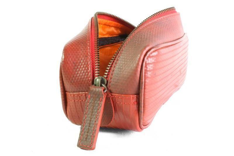 Elvis & Kresse Red Fire Hose Collection - Travel Accessories Bag - Toiletry Bag - Bathroom, cf-type-toiletry-bag, col-gifts, col-gifts-for-dad, col-gifts-for-men, us-retail - Upcycle Studio