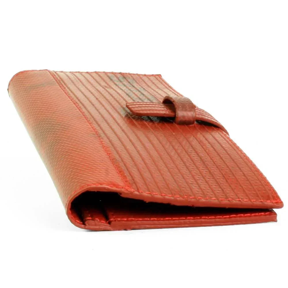 Elvis & Kresse Red Fire Hose Collection - Travel Wallet - Wallet - cf-type-wallet, col-gifts, col-gifts-for-men, us-retail - Upcycle Studio