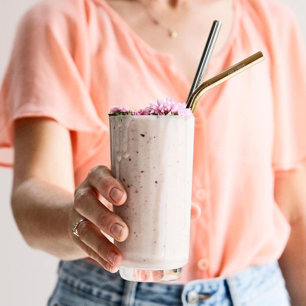 Evergreen Stainless Steel Straw - Straight - Reusable Straw - cf-type-reusable-straw, us-display-variants, us-retail - Upcycle Studio