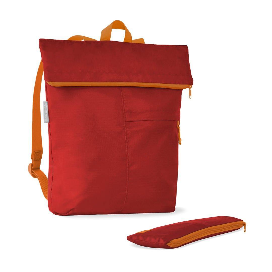 Flip & Tumble Recycled Backpack - Reusable Shopping Bag - cf-type-reusable-shopping-bag, col-kitchen, kitchen, shopping bag, us-retail - Upcycle Studio