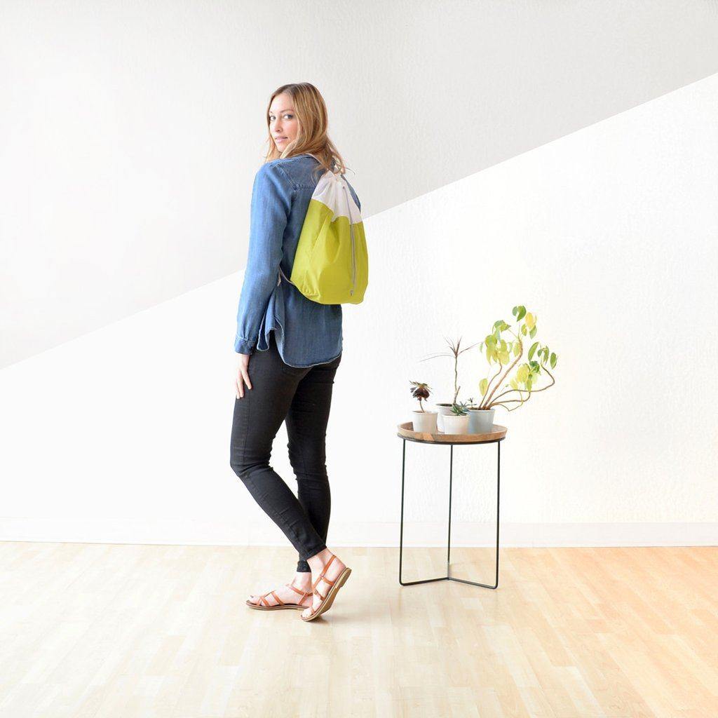 Flip & Tumble Reusable Drawstring Backpack - Reusable Shopping Bag - cf-type-reusable-shopping-bag, col-kitchen, kitchen, shopping bag, us-retail - Upcycle Studio