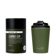 Fressko Bino 8oz Reusable Coffee Cups - Khaki - Reusable Coffee Cup - cf-type-reusable-coffee-cup, col-gifts, col-gifts-for-woman, col-kitchen, us-retail - Upcycle Studio