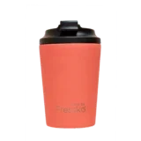 Fressko Camino 12oz Reusable Coffee Cups - Coral - Reusable Coffee Cup - cf-type-reusable-coffee-cup, col-gifts, col-gifts-for-woman, col-kitchen, us-retail - Upcycle Studio
