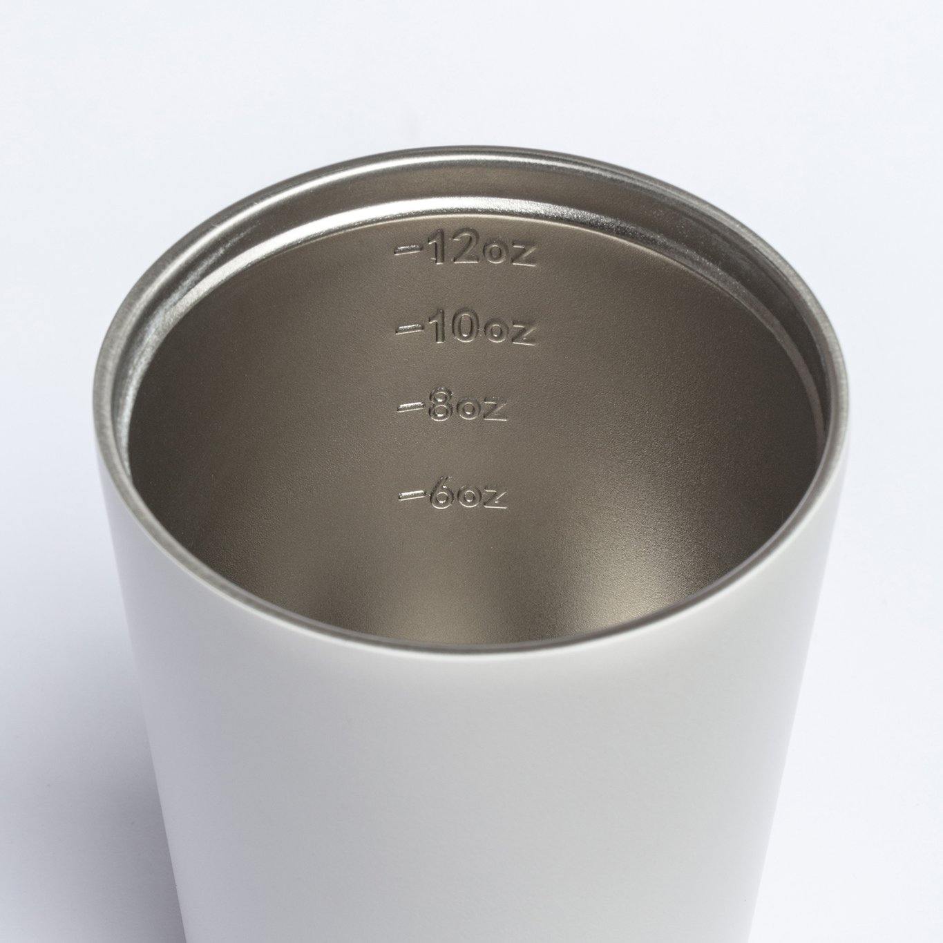 Fressko Camino 12oz Reusable Coffee Cups - White - Reusable Coffee Cup - cf-type-reusable-coffee-cup, col-gifts, col-gifts-for-men, col-gifts-for-woman, col-kitchen, us-retail - Upcycle Studio