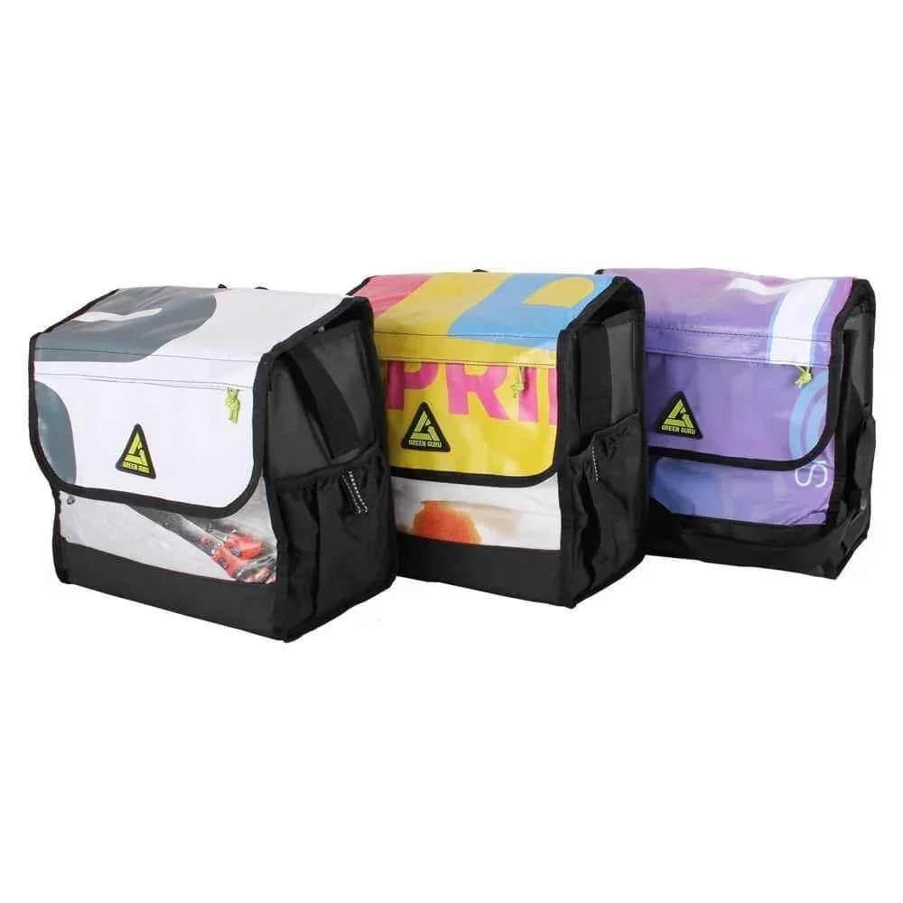 Green Guru Carbon Cooler 22L Bike Pannier - Bike Bag - cf-type-bike-bag, col-gifts, col-gifts-for-men, col-gifts-for-women, us-retail - Upcycle Studio