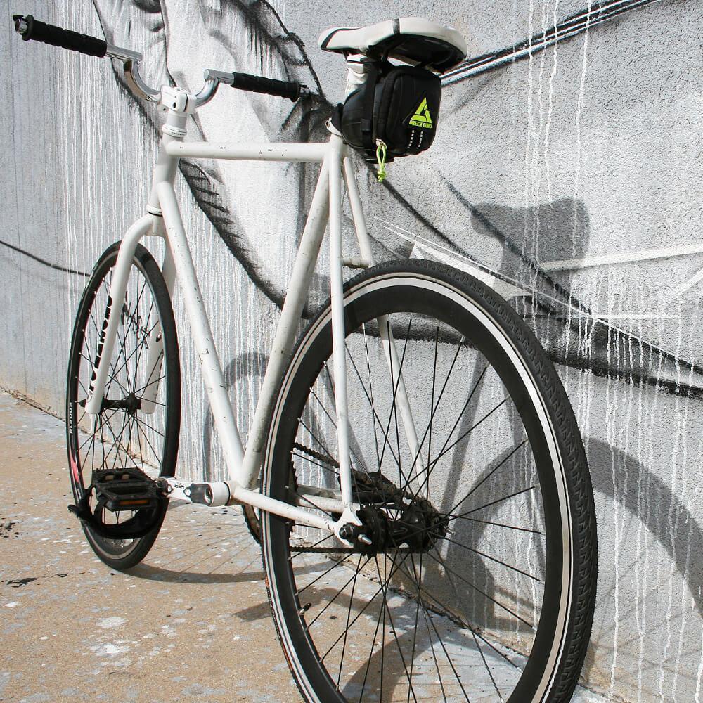 Green Guru Clutch Bike Saddle Bag - Bike Bag - cf-type-bike-bag, col-gifts, col-gifts-for-men, us-retail - Upcycle Studio