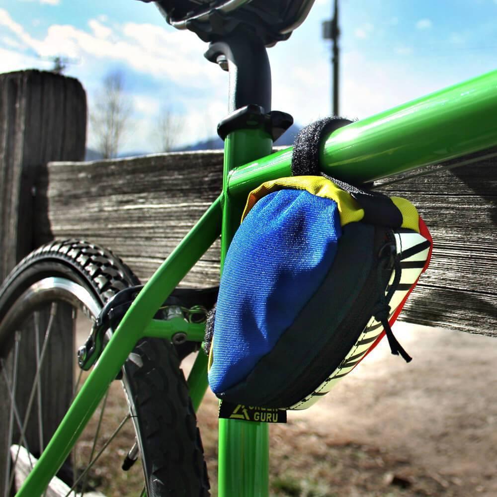 Green Guru Gear Clincher Mini Frame Bike Bag - Bike Bag - cf-type-bike-bag, us-retail - Upcycle Studio