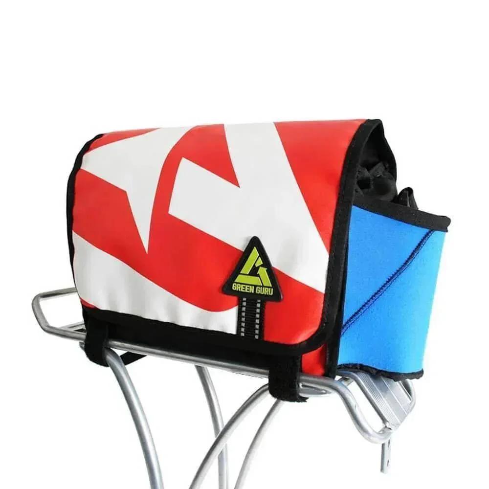 Green Guru Kickstand Cooler 9L Rear Rack Bike Bag - Bike Bag - cf-type-bike-bag, col-gifts, col-gifts-for-men, us-retail - Upcycle Studio