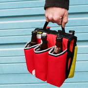 Green Guru Sixer 6 Pack Insulated Top Tube Holder - Bike Bag - cf-type-bike-bag, col-gifts, col-gifts-for-men, col-travel-and-adventures, us-retail - Upcycle Studio