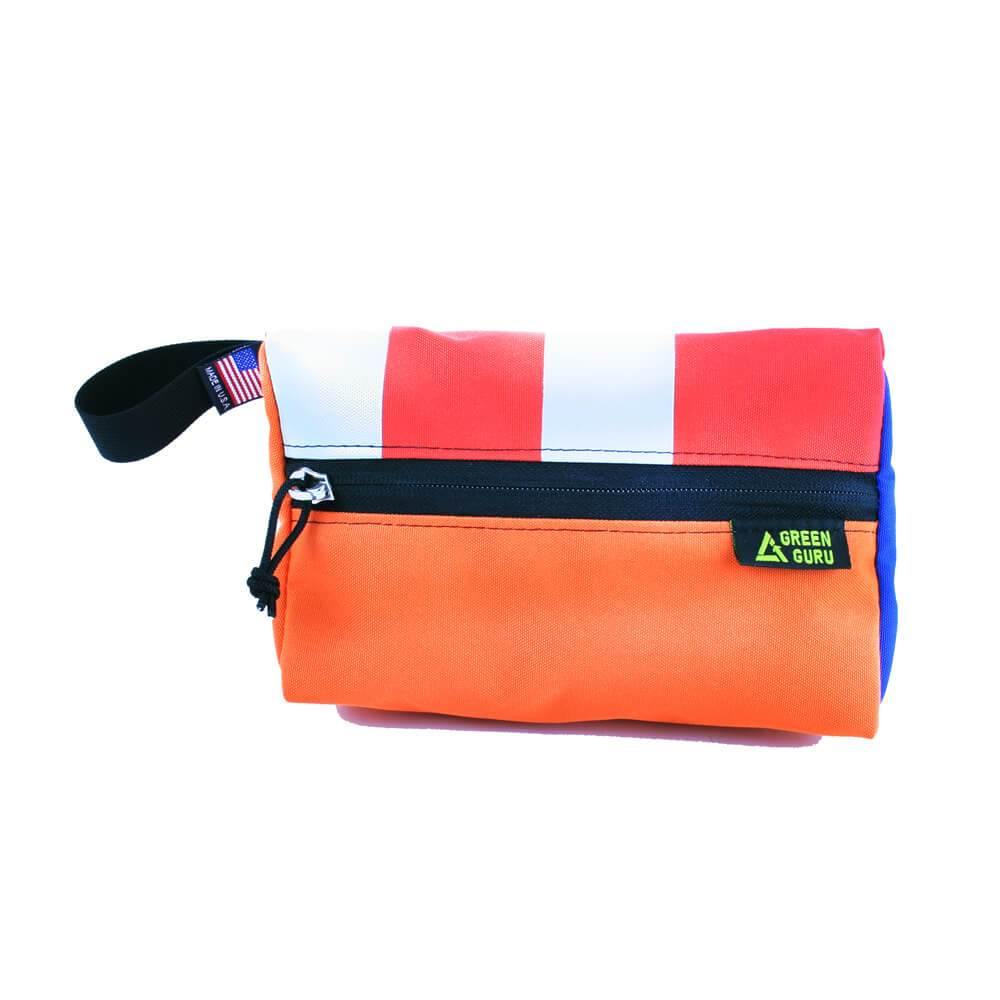 Green Guru Toiletry Bag - Wedge - Toiletry Bag - cf-type-toiletry-bag, col-bathroom, col-gifts-for-men, us-retail - Upcycle Studio