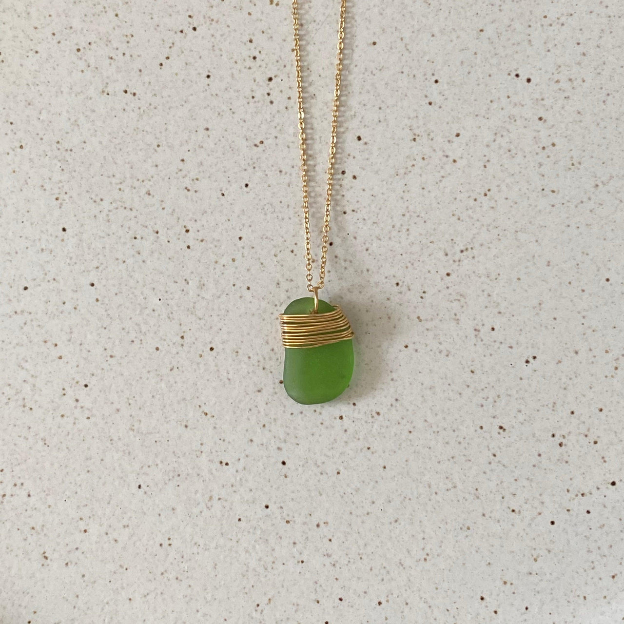 Seaglass Necklace - Necklace - cf-type-necklace, us-retail - Upcycle Studio