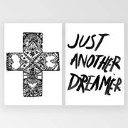 Rachel Kennedy A3 Print - JUST ANOTHER DREAMER - Print - cf-type-print, us-retail - Upcycle Studio