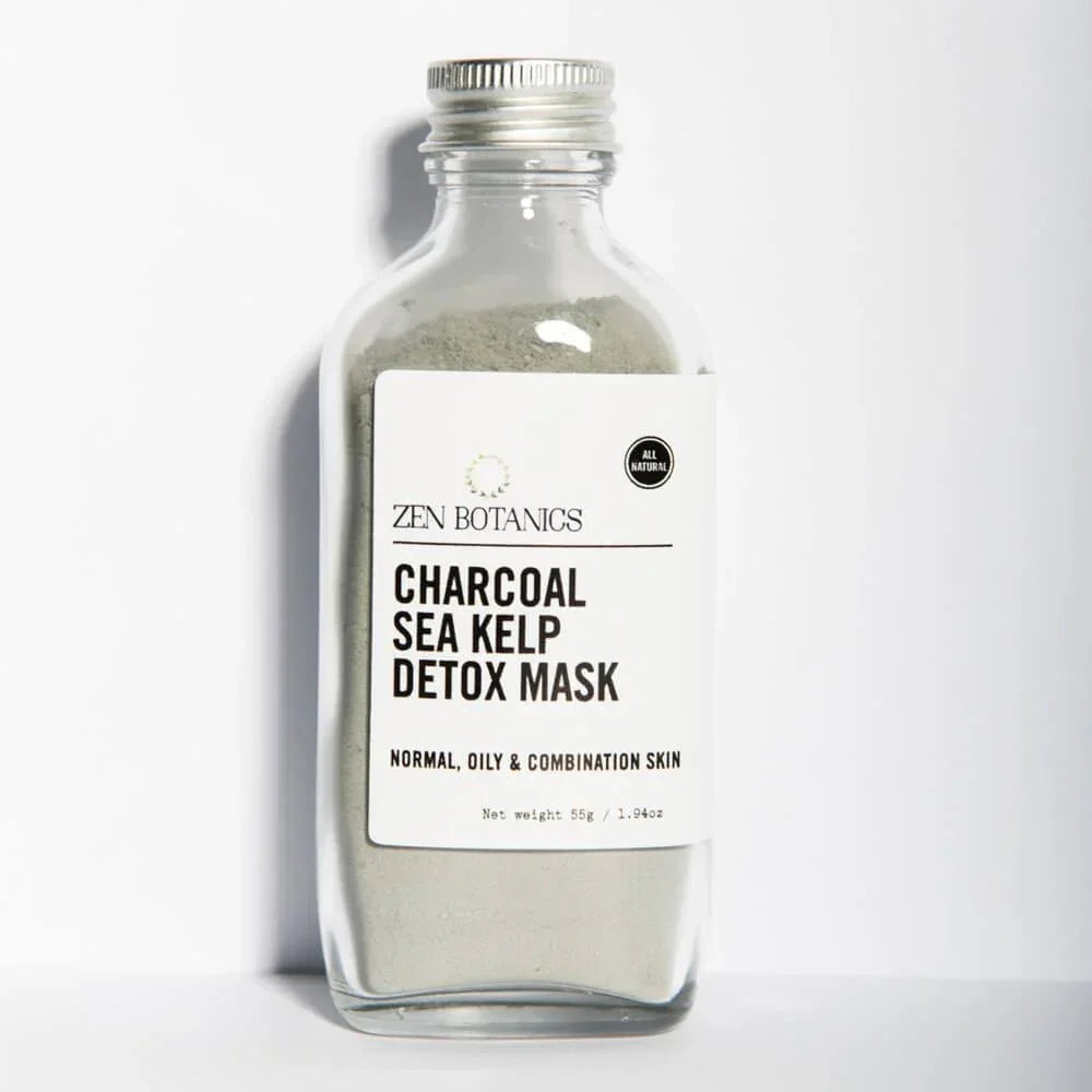 Zen Botanics Charcoal & Sea Kelp Detox Face Mask - Face Skincare - Bathroom, cf-type-face-skincare, col-gifts, col-gifts-for-mum, us-retail - Upcycle Studio