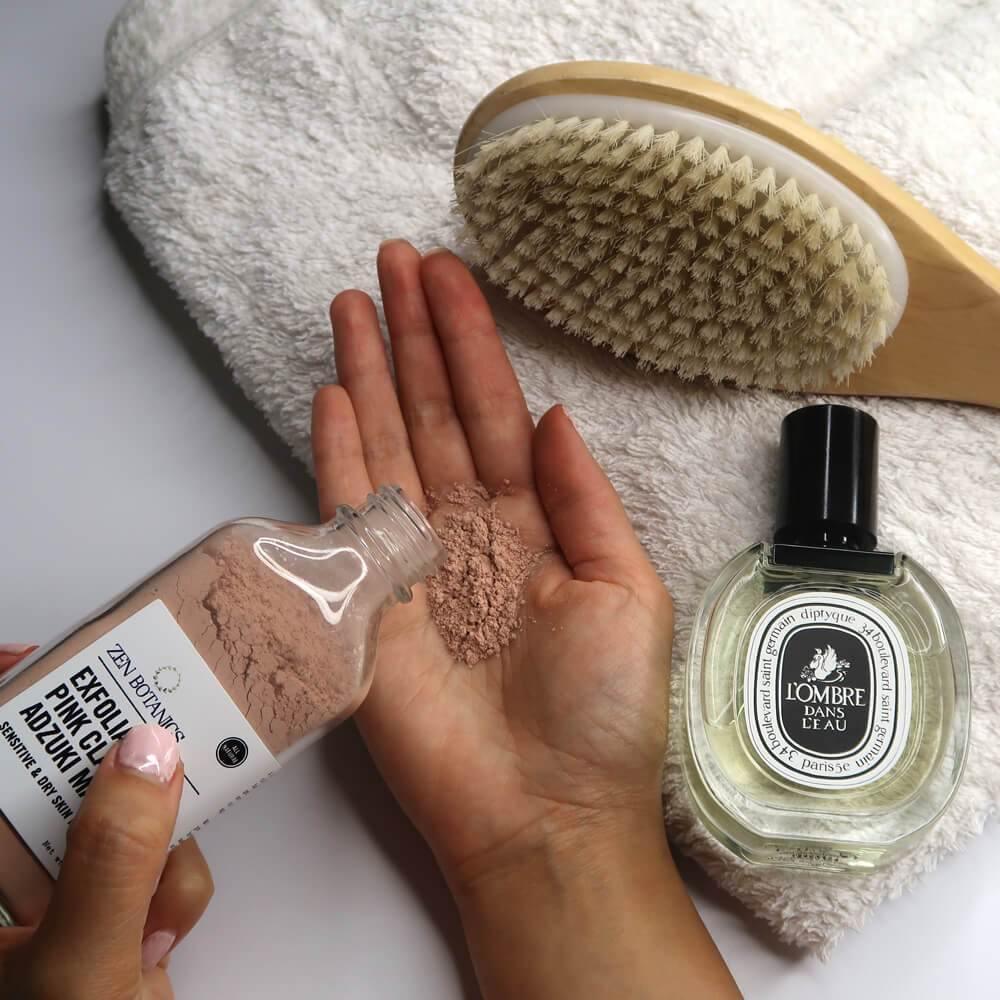 Zen Botanics Exfoliating Pink Clay Facial Mask - Face Skincare - Bathroom, cf-type-face-skincare, col-gifts, col-gifts-for-women, us-retail - Upcycle Studio